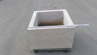 Pflanztrog / Quelltrog Kanfanar 80x80x50, Oberfläche antik